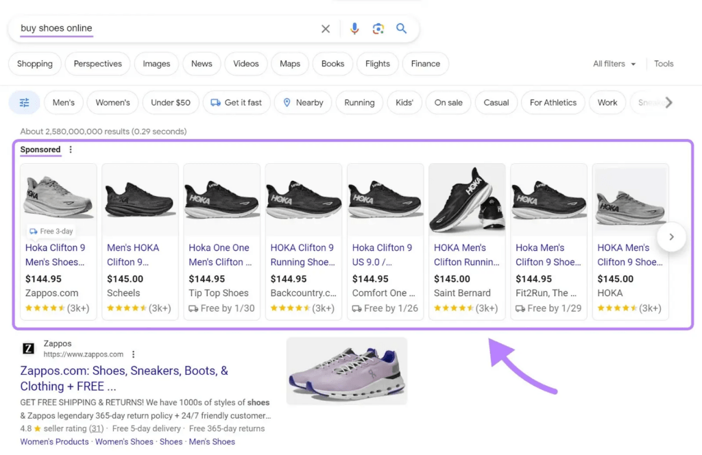 Sponsored Product Listings