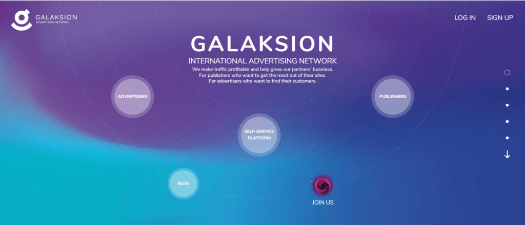 Galaksion - un réseau publicitaire CPC