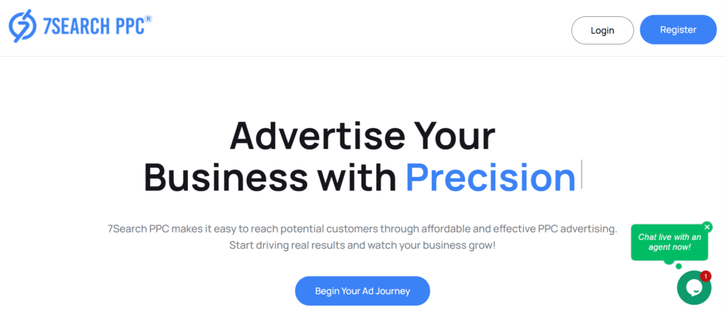 7Search PPC - l'un des réseaux publicitaires CPC