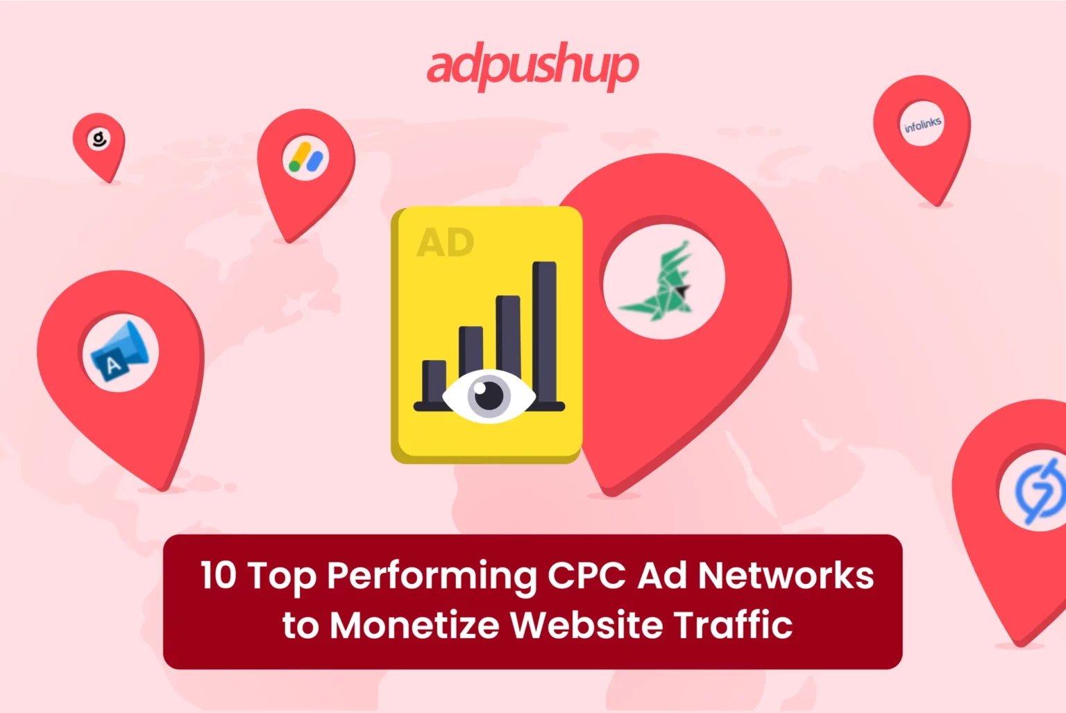 Meilleurs réseaux publicitaires CPC - AdPushup
